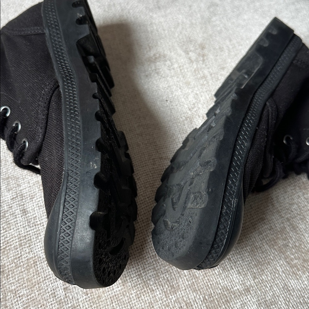 Palladium Pampa Hi Black Canvas Boots - Picture 6 of 7